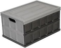 Glad Collapsible Storage Bin - 48L Foldable Plastic Box by GladTrashFoodStorage