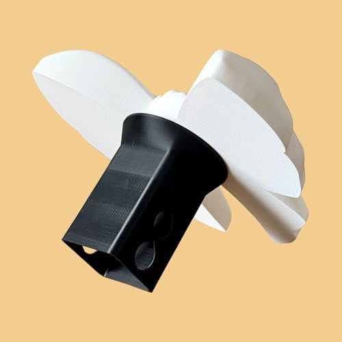 Bow Hitch Cover for Standard 2 Inch Receiver, Chunky Bow Trailer Hitch Plug - Image 2