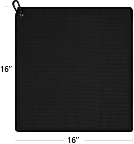 3 Pack 16"x16" Waffle Microfiber Golf Towels - Image 6