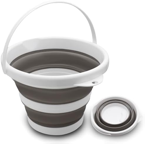 CHILDLION Collapsible Bucket 5L, Foldable Mop Bucket Car Wash Buckets by Unknown