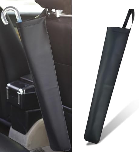 1 PC Car Umbrella Storage Cover, 23.6" x 6.1" Leather Waterproof Hanging by Unknown