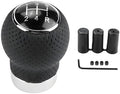 ZIMISI 5-Speed Car Shift Knob, Leather Shift Knob Lever Kit, Automatic or by Unknown