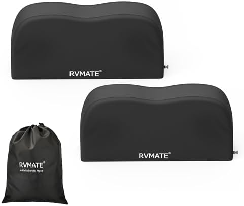 RVMATE RV Tire Covers, Dual Axle Wheel Cover Fits 30"-33" Dia. Tires, 2 Pack by RVMATE
