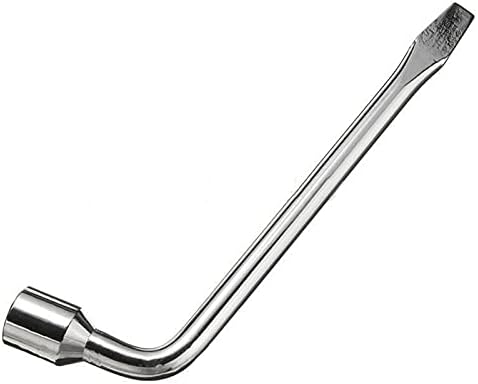 Car Spare Tire Wrench, 19mm L-type Hexagon Slotted End Socket Repair Tool Car - Image 2