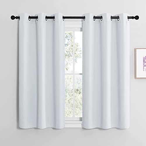 NICETOWN Greyish White Blackout Curtains by NICETOWN