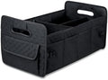 JiatuA Car Trunk Organizer for SUV, Collapsible Car Storage Organizer Black by JiatuA