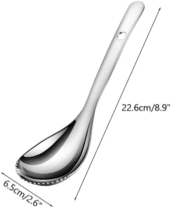 Serrated Ice Crusher Spoon, Stainless Steel Ice Ladle - Image 4
