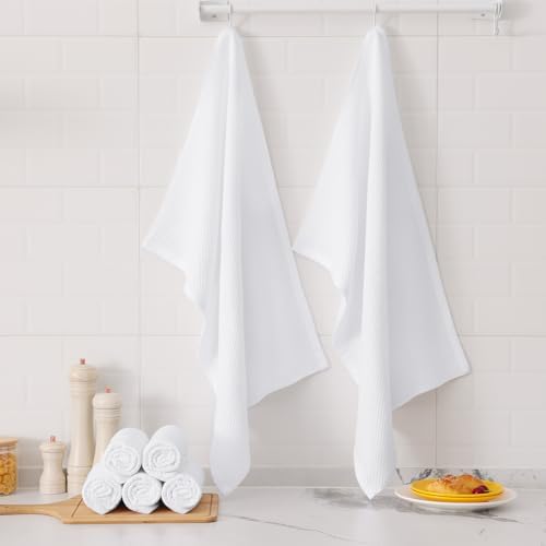 Kitinjoy 100% Cotton X‑Large 4-Pack Kitchen Towels - Image 6