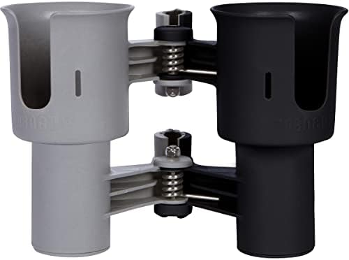 ROBOCUP, Patented Clamp On Boat Cup Holder | Multifunction Dual Drink Caddy - Image 3