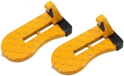 2 Pack Car Door Step, Folding Aluminum Alloy Step by Swpato