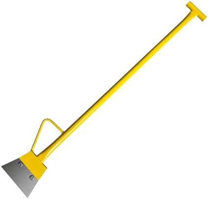 7' Heavy Duty Scraper, Long Handle, Steel Blade, Metal Handle, Tile & Ice by Unknown