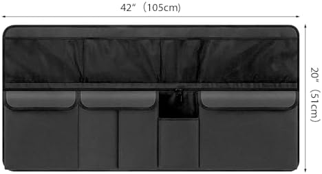 Viaviat Hanging Car Trunk Organizer, Collapsible Backseat Storage Bag - Image 3