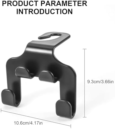 Multipurpose Car Headrest Hook Storage Organizers Strong Holds Space Saving - Image 7