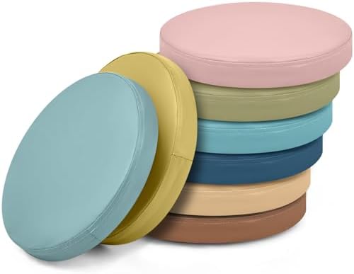 Juexica 8 Pcs Floor Cushions Kids, Advanced Color, 13.8 x 13.8 x 2 Inch by Juexica