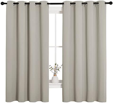 NICETOWN Natural Room Darkening Curtains - Image 2