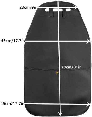 HCMAX 2 Pack Kick Mat Car Seat Back Protector Waterproof Easy to Clean - Image 3