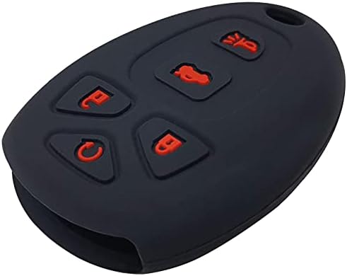 2Pcs Silicone 5 Buttons Key Fob Cover Remote Case Protector Skin Compatible - Image 4
