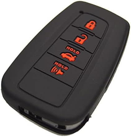 Silicone Remote Key Fob Cover for Toyota Camry 2018-2024 XLE XSE LE SE Corolla by Zorratin