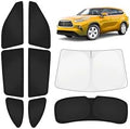 KUST Car Window Shades for Toyota Highlander 2020-2025 2026 Windshield Sun by KUST