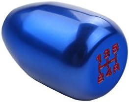 DEWHEL 5 Speed Manual Shift Knob M10x1.5 Screw On Color Blue - Image 2