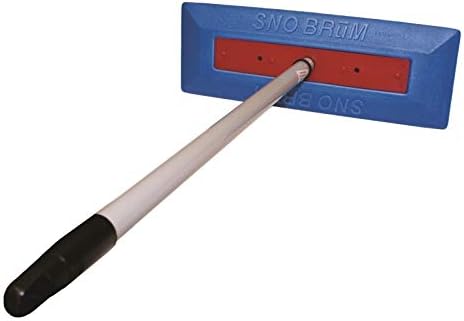 SnoBrum Snow Remover Brush, 47 Inch Handle, Stainless Steel by SnowJoe