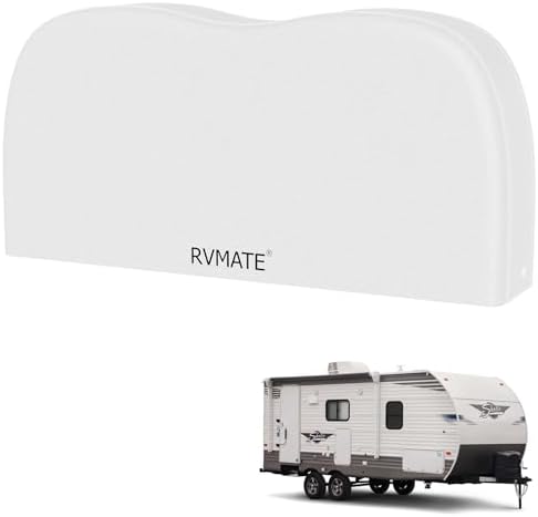 RVMATE RV Tire Covers, Dual Axle Wheel Cover, 1 Pack, Fit 30"-33" Dia. Tire by RVMATE