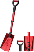 AstroAI 38.4" Folding Extendable Snow Shovel, Aluminum Handle & Metal Blade by AstroAI