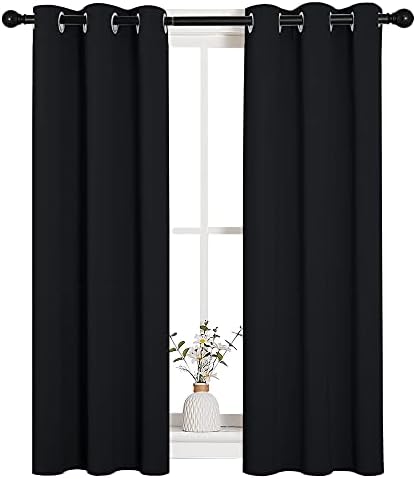 NICETOWN Black Blackout Curtains by NICETOWN