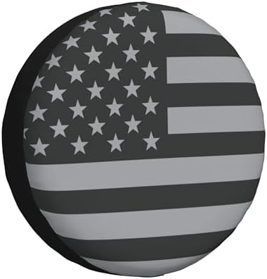 Spare Tire Cover Flag Weatherproof Universal Wheel Protectors by TGKBRMEA