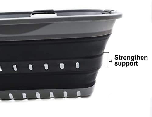 SAMMART 42L Collapsible Plastic Laundry Basket - Image 6