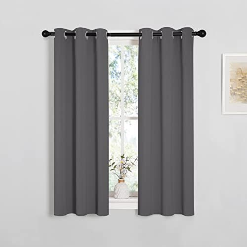 NICETOWN Grey Blackout Curtains - Image 2