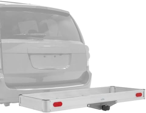 Elevate Aluminum Cargo Carrier, 500 lb, Folding Hitch Rack by ElevateOutdoor