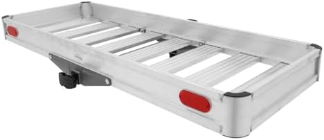 Elevate Aluminum Cargo Carrier, 500 lb, Folding Hitch Rack - Image 5