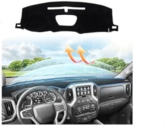 Cartist Dash Cover for 2019-2025 Chevy Silverado 1500 2500HD 3500HD by cartist