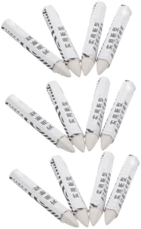 12 Pack White Wax Tire Crayons for Wheel Marking Repair by JEWEDECO