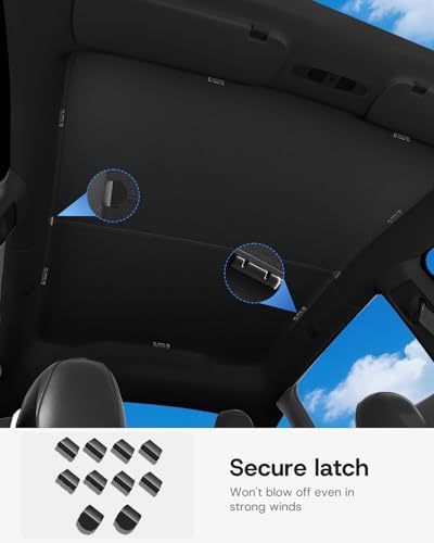 2026 Upgrade Sunshade Roof for Tesla Model Y Juniper, 1:1 Fit Heat Insulation - Image 6