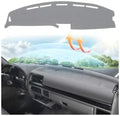 CARTIST Gray Dashboard Cover for 1992-1996 Ford F150 Bronco&1992-1997 F250 F350 by cartist