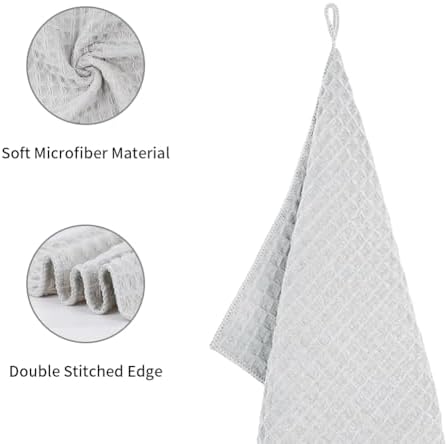 watchget Barista Microfiber Cloths 4 Pack Light Grey - Image 3