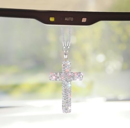 ZIMISI Bling Cross Car Hanging Ornament by Unknown
