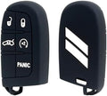 Key Fob Cover for Dodge Accessories 5 Button Key Fob Case by REMOCH