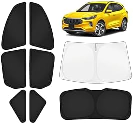 KUST Car Window Shades for Ford Escape 2020-2025 2026 Windshield Sun Shade Side by KUST