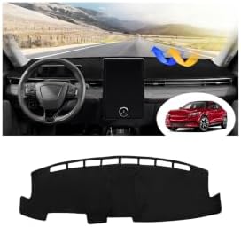 FIILINES Black Dash Cover for 2021-2024 Ford Mustang Mach E, Dashboard Cover by FIILINESBuyNow