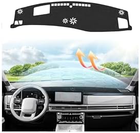 CARTIST Black Dash Cover for Chevrolet Camaro 2010-2015 Dashboard Cover Mat by cartist