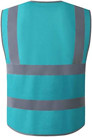 XIAKE 9 Pockets Class 2 High Visibility Reflective Safety Vest - Image 2