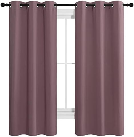 NICETOWN Dry Rose Blackout Curtains - Image 2