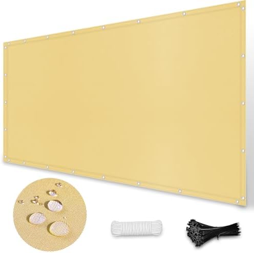 Amagenix Custom Size Waterproof Shade Cloth, 95% UV Block Tarp Cover by Amagenix