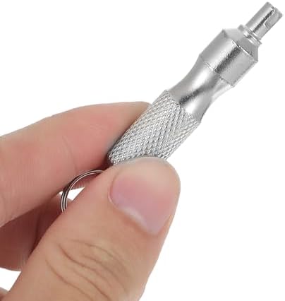 4 PCS Valve Core Removal Tool Keychain, Stainless Steel Tire Valve Stem Tool - Image 7