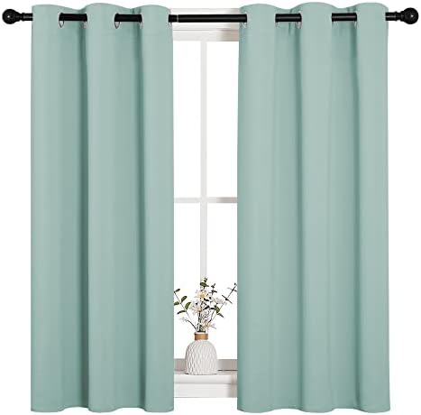 NICETOWN Aqua Blue Blackout Curtains - Image 2