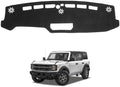 Dash Cover Mat Compatible with Ford Bronco 2021 2022 2023 2024 2025 Car by HPEVA