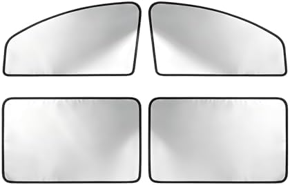 4 PCS Side Window Sunshade, Full Shade Front Rear Glass Privacy Sunshield by Unknown